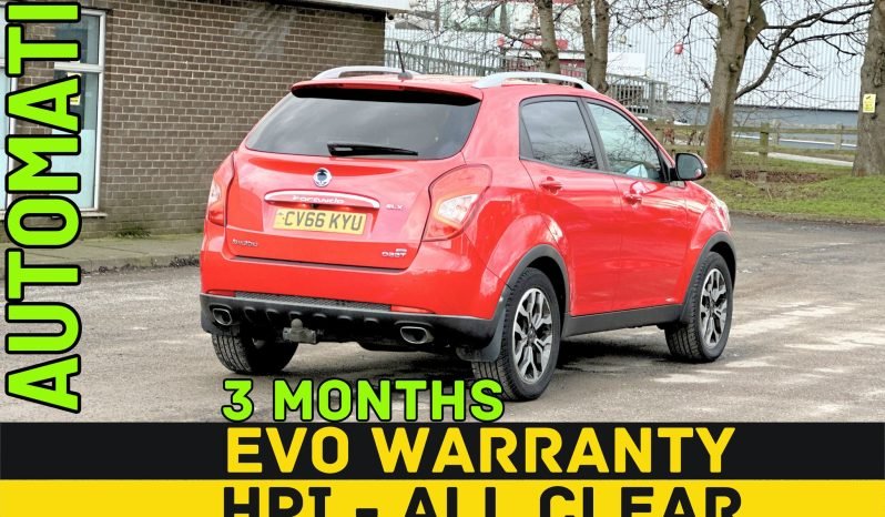 
								AUTOMATIC 4WD_ULEZ_2.2 DIESEL2017 SsangYong Korando_70k Miles_6m MOT_Sat-Nav_HD Rev Cam_Full Leather_x2 Keys_3 months Evo Warranty full									