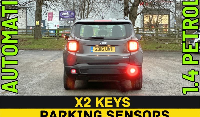 
								AUTOMATIC_1.4 Petrol_2016 Jeep Renegade_96k Miles_8m MOT_Srvc Hstry_Sat-Nav_x2 Keys_3 months Evo Warranty full									