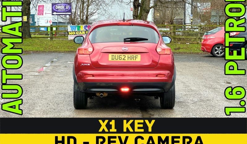 
								AUTOMATIC_1.6 Petrol_2012 Nissan Juke_40k Miles_8m MOT_Sat-Nav_B’tooth_Rev Cam_3 months Evo Warranty full									