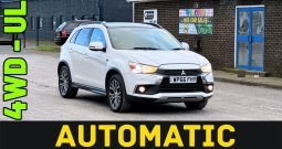 AUTOMATIC 4WD_2.3 DIESEL 2016 Mitsubishi ASX_ULEZ_78k Miles_08m MOT_Service History_Sat-Nav_Bluetooth_RevCam_Full Leather & Roof_x2 Key_3m Warranty