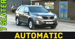 AUTOMATIC_7 Seater_4WD 2.2 Diesel_2013 Kia Sorento_114k Miles_Aug-MOT_Sat-Nav_Bluetooth_HD Rev Cam_Full Leather_x2 Keys_3 months Evo Warranty