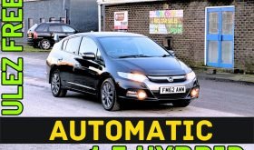 HYBRID -AUTOMATIC_1.3 Petrol_2013 Honda Insight_£20 Tax_76k Miles_09m MOT_Service History_Bluetooth_Parking Sensors_3 months Evo Warranty