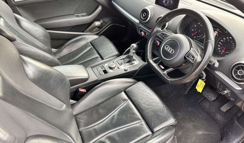 
								AUTOMATIC_1.4 Petrol_2014 Audi A3 | S-Line_£20 Tax_09m MOT_125k Miles_Gearbox Rebuilt_Full Leather_Bluetooth_Parking Sensors_3m WSG Warranty full									
