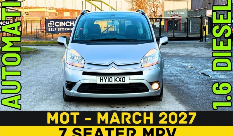 
								AUTOMATIC_7 SEATER_1.6 Diesel_2010 Citroen C4G Picasso_12m MOT_100k Miles_Srvc Hstry_Parking Sensors_x1 Key_PX 2 Clear Price full									