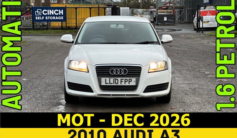 
								AUTOMATIC_1.6 Petrol_2010 Audi A3_10m MOT_138k Miles_Service History_Full Leather_Px 2 Clear Price full									