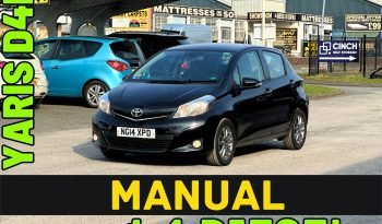 
									MANUAL_1.4 Diesel_2014 Toyota Yaris_£20 Tax_12m MOT_107k Miles_Srvc Hstry_RevCam_Bluetooth_3m Warranty full								