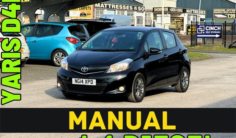 
								MANUAL_1.4 Diesel_2014 Toyota Yaris_£20 Tax_12m MOT_107k Miles_Srvc Hstry_RevCam_Bluetooth_3m Warranty full									