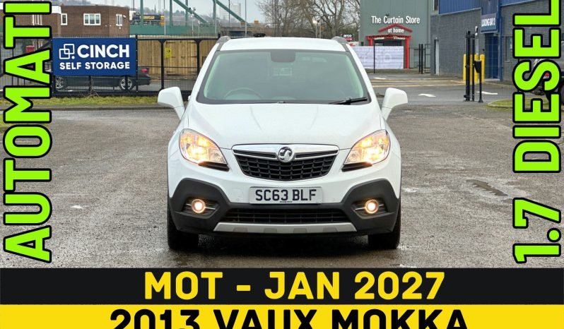 
								AUTOMATIC_1.7 Diesel 2013 Vauxhall Mokka_12m MOT_91k Miles_Bluetooth_Full Leather_Parking Sensors_3 months EVo Warranty_ full									