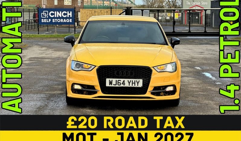 
								AUTOMATIC_1.4 Petrol_2014 Audi A3 | S-Line_£20 Tax_09m MOT_125k Miles_Gearbox Rebuilt_Full Leather_Bluetooth_Parking Sensors_3m WSG Warranty full									