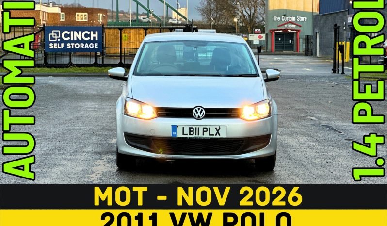 
								AUTOMATIC_1.4 Petrol_2011 VW Polo_10m MOT_101k Miles_Fully Srvcd_3 months Evo Warranty_ full									