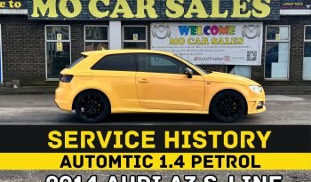 
									AUTOMATIC_1.4 Petrol_2014 Audi A3 | S-Line_£20 Tax_09m MOT_125k Miles_Gearbox Rebuilt_Full Leather_Bluetooth_Parking Sensors_3m WSG Warranty full								