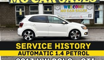 
									AUTOMATIC_1.4 Petrol_2013 VW Polo GTi_08m MOT_89k Miles_Srvc Hstry_T-Chain DONE_3 months Evo Warranty full								