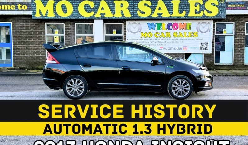 
								HYBRID -AUTOMATIC_1.3 Petrol_2013 Honda Insight_£20 Tax_76k Miles_09m MOT_Service History_Bluetooth_Parking Sensors_3 months Evo Warranty full									