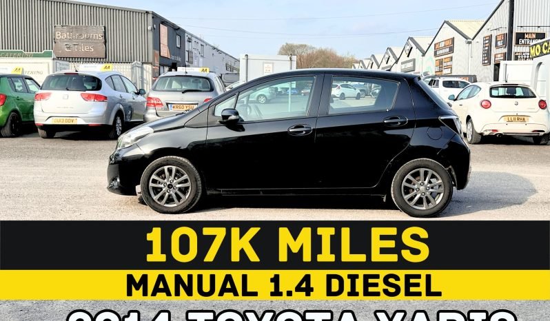 
								MANUAL_1.4 Diesel_2014 Toyota Yaris_£20 Tax_12m MOT_107k Miles_Srvc Hstry_RevCam_Bluetooth_3m Warranty full									