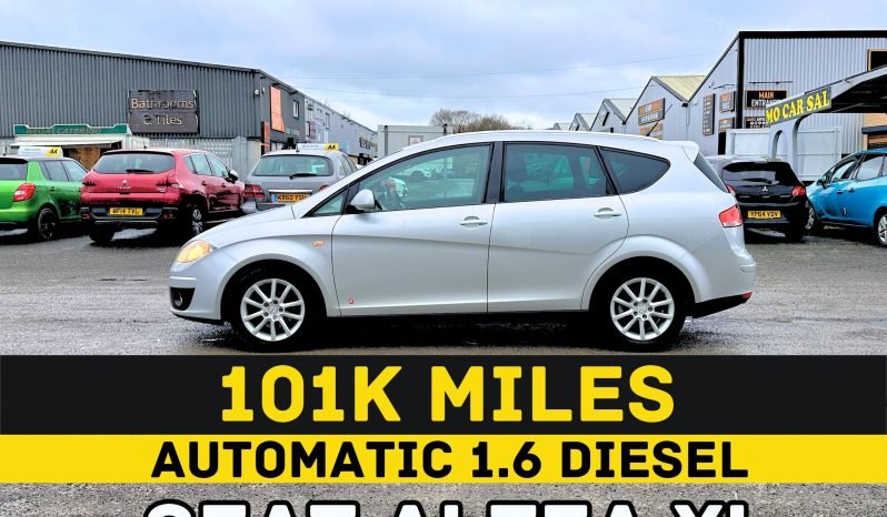 
								AUTOMATIC_1.6 Diesel 2013 Seat Altea XL_10m MOT_101k Miles_Service History_Sat-Nav_Bluetooth_3 month Warranty full									