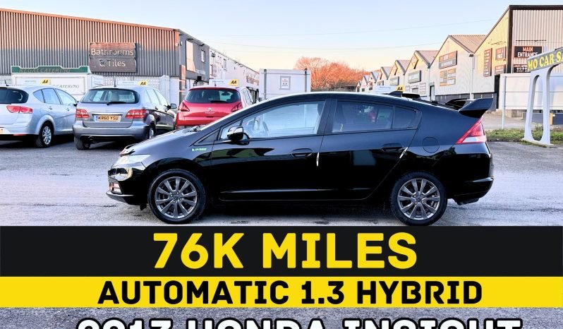 
								HYBRID -AUTOMATIC_1.3 Petrol_2013 Honda Insight_£20 Tax_76k Miles_09m MOT_Service History_Bluetooth_Parking Sensors_3 months Evo Warranty full									