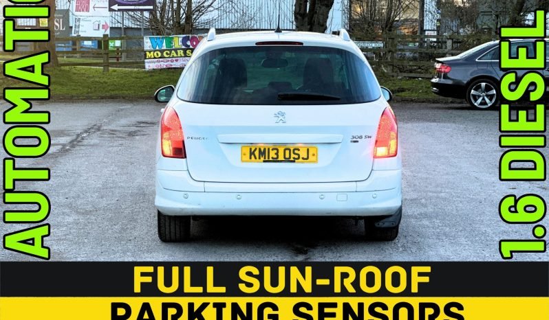 
								AUTOMATIC_1.6 Diesel_2013 Peugeot 308 SW_12m MOT_101k Miles_Sat-Nav_Bluetooth_Sun-Roof_3 months Evo Warranty full									