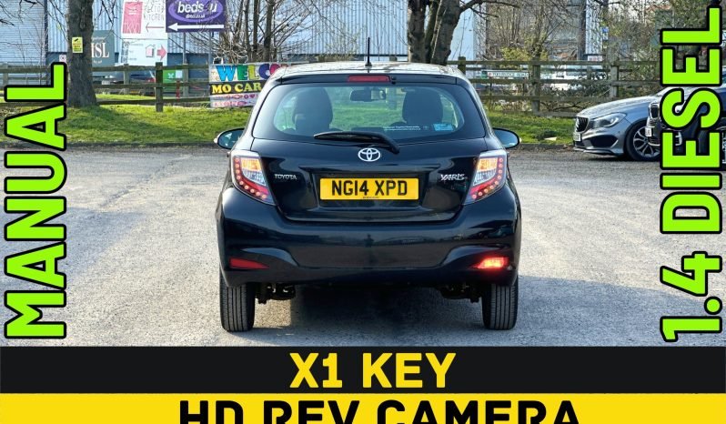 
								MANUAL_1.4 Diesel_2014 Toyota Yaris_£20 Tax_12m MOT_107k Miles_Srvc Hstry_RevCam_Bluetooth_3m Warranty full									