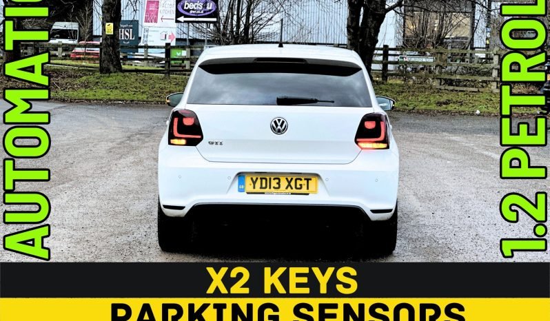 
								AUTOMATIC_1.4 Petrol_2013 VW Polo GTi_08m MOT_89k Miles_Srvc Hstry_T-Chain DONE_3 months Evo Warranty full									