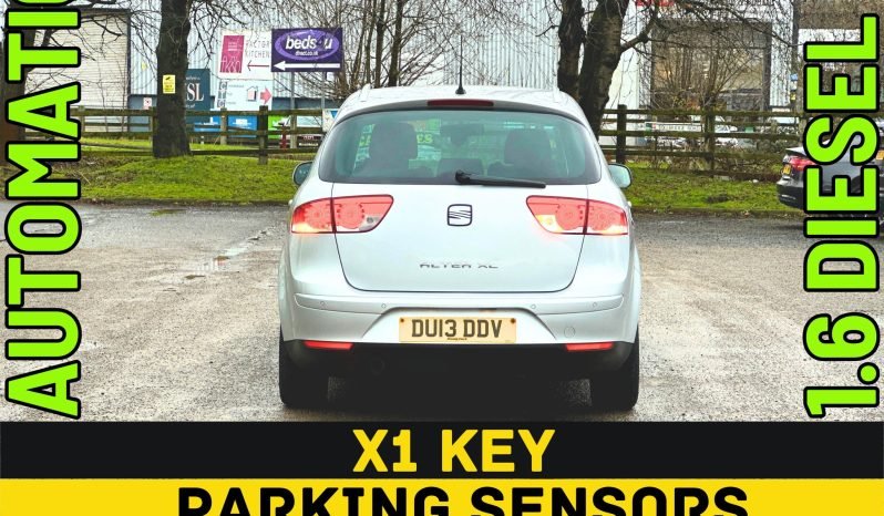 
								AUTOMATIC_1.6 Diesel 2013 Seat Altea XL_10m MOT_101k Miles_Service History_Sat-Nav_Bluetooth_3 month Warranty full									