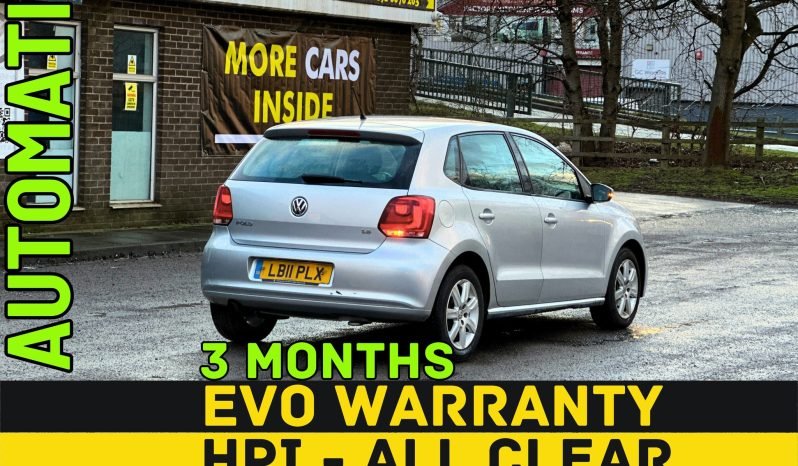 
								AUTOMATIC_1.4 Petrol_2011 VW Polo_10m MOT_101k Miles_Fully Srvcd_3 months Evo Warranty_ full									