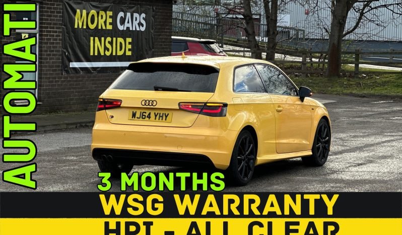
								AUTOMATIC_1.4 Petrol_2014 Audi A3 | S-Line_£20 Tax_09m MOT_125k Miles_Gearbox Rebuilt_Full Leather_Bluetooth_Parking Sensors_3m WSG Warranty full									