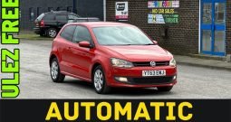AUTOMATIC_1.4 Petrol_2013 VW Polo_07m MOT_115k Miles_Service History_CarPlay_Parking Sensors_3 months Warranty £100