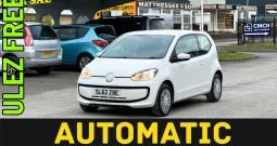 AUTOMATIC_2012 Volkswagen Up_£20 Tax_59k Miles_06m MOT_Srvc Hstry_x2 Keys_3 months Evo Warranty