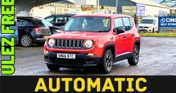 AUTOMATIC_1.6 Diesel ULEZ_2017 Jeep Renegade_£35 Tax_88k Miles_8m MOT_Srvc Hstry_Bluetooth_P-Snsrs_x2 Keys_3 months Warranty