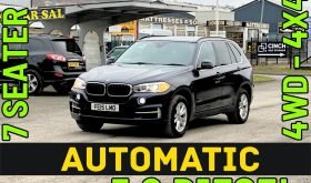 AUTOMATIC_7 Seater_4WD_3.0 Diesel ULEZ_2015 BMW x5_9m MOT_120k Mile_Sat-Nav_Bluetooth_Full Leather_Tow-bar_Parking Sensors_3 months Evo Warranty