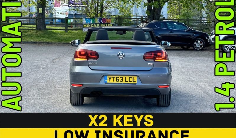 
								AUTOMATIC_1.4 Petrol_2013 VW Golf Convertible_12m MOT_104k Miles_Srvc Hstry_Bluetooth_Parking Sensors_x2 Keys_3 months Warranty full									