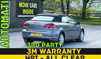
									AUTOMATIC_1.4 Petrol_2013 VW Golf Convertible_12m MOT_104k Miles_Srvc Hstry_Bluetooth_Parking Sensors_x2 Keys_3 months Warranty full								