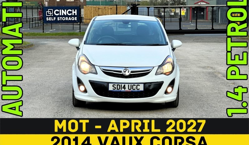 
								AUTOMATIC_1.4 Petrol_2014 Vauxhall Corsa_12m MOT_76k Miles_New Engine_x1 Key_3 months Warrant £100_ full									