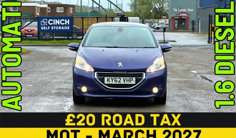 
								AUTOMATIC_1.6 Diesel_2013 Peugeot 208_£20 Tax_11m MOT_72k Miles_Service History_Bluetooth_3 months Warranty full									