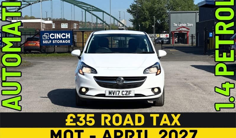 
								AUTOMATIC_1.4 Petrol_2017 Vauxhall Corsa_£35 Tax_12m MOT_59k Miles_Service History_Bluetooth_3 months Warranty full									