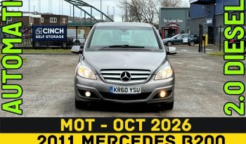 
									AUTOMATIC_2.0 Diesel 2011 Mercedes Benz B200_06m MOT_90k Mile_Sat-Nav_B’tooth_Parking Sensors_Sun-Roof_x2 Keys_3 months Evo Warranty £100 full								
