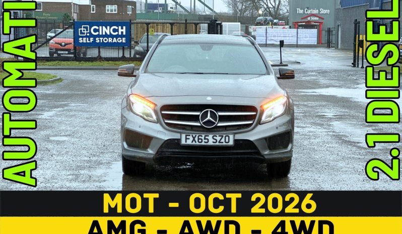 
								AUTOMATIC_2.1 Diesel 2015 Mercedes Benz AMG-GLA220_AWD_ULEZ_9m MOT_126k Miles_Luxury Car_x2 Keys_6 months Evo Warranty full									