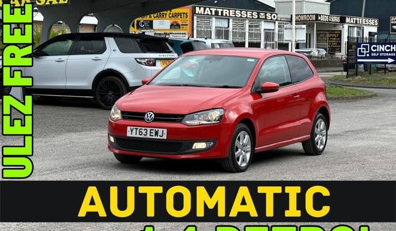 
								AUTOMATIC_1.4 Petrol_2013 VW Polo_07m MOT_115k Miles_Service History_CarPlay_Parking Sensors_3 months Warranty £100 full									