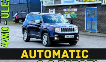 
									AUTOMATIC_4WD_2.0 Diesel ULEZ_2016 Jeep Renegade_12m MOT_88k Miles_Sat-Nav_HD Rev Cam_Bluetooth_Full Leather_x2 Keys_3 months Warranty full								