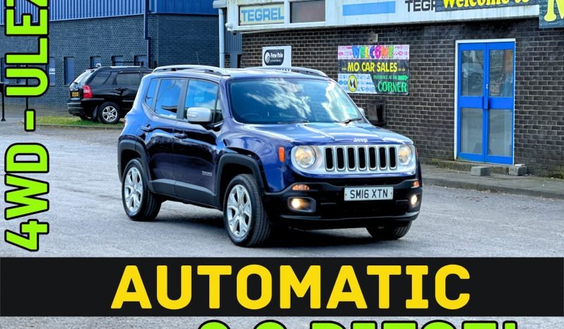 
								AUTOMATIC_4WD_2.0 Diesel ULEZ_2016 Jeep Renegade_12m MOT_88k Miles_Sat-Nav_HD Rev Cam_Bluetooth_Full Leather_x2 Keys_3 months Warranty full									