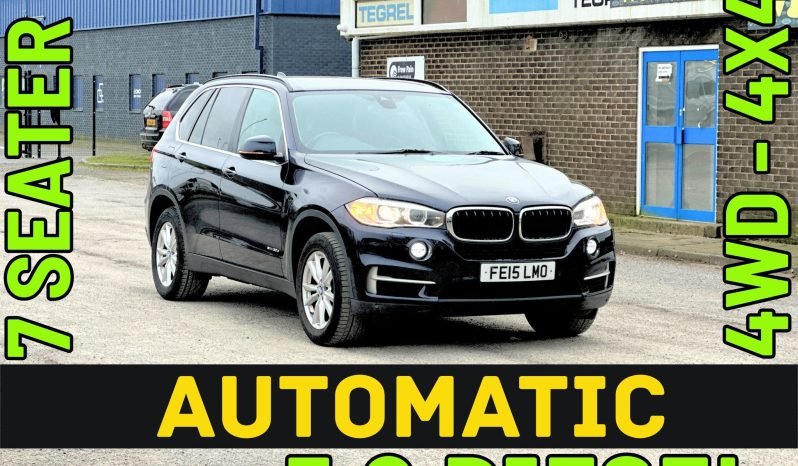 
								AUTOMATIC_7 Seater_4WD_3.0 Diesel ULEZ_2015 BMW x5_9m MOT_120k Mile_Sat-Nav_Bluetooth_Full Leather_Tow-bar_Parking Sensors_3 months Evo Warranty full									