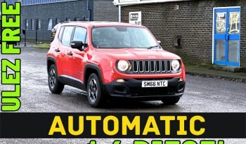 
									AUTOMATIC_1.6 Diesel ULEZ_2017 Jeep Renegade_£35 Tax_88k Miles_8m MOT_Srvc Hstry_Bluetooth_P-Snsrs_x2 Keys_3 months Warranty full								