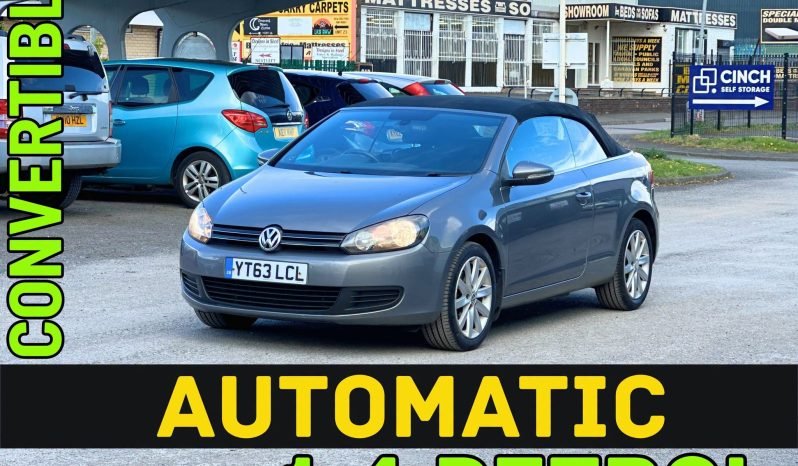 
								AUTOMATIC_1.4 Petrol_2013 VW Golf Convertible_12m MOT_104k Miles_Srvc Hstry_Bluetooth_Parking Sensors_x2 Keys_3 months Warranty full									