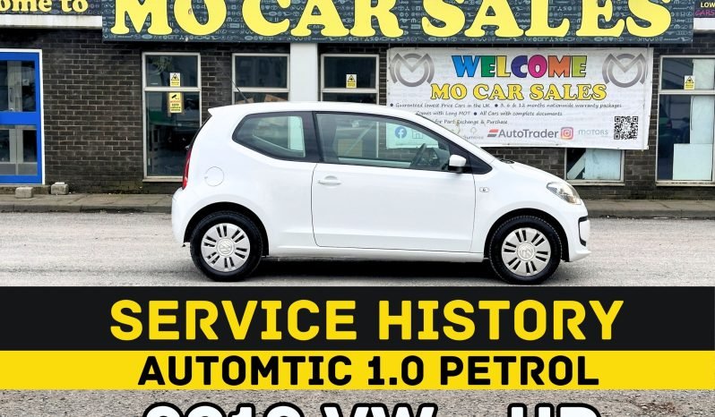 
								AUTOMATIC_2012 Volkswagen Up_£20 Tax_59k Miles_06m MOT_Srvc Hstry_x2 Keys_3 months Evo Warranty full									