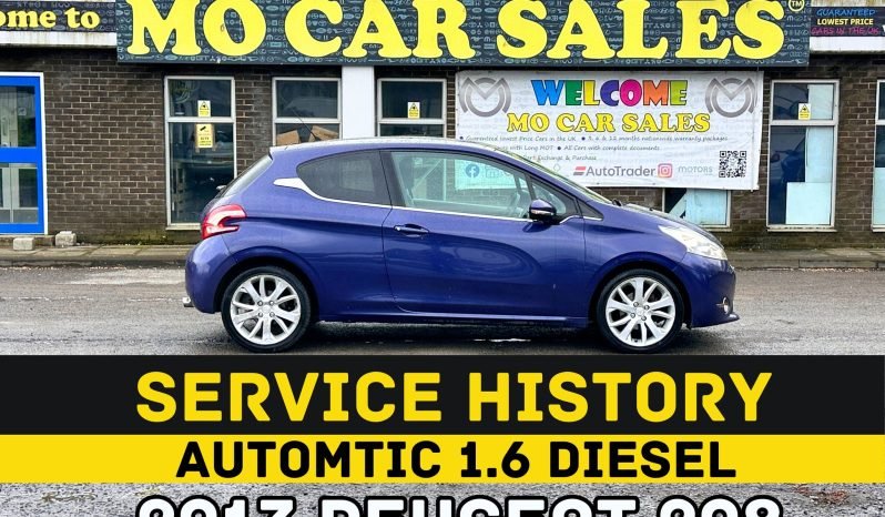 
								AUTOMATIC_1.6 Diesel_2013 Peugeot 208_£20 Tax_11m MOT_72k Miles_Service History_Bluetooth_3 months Warranty full									