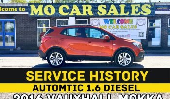 
									AUTOMATIC_1.6 Diesel ULEZ Free_2016 Vauxhall Mokka_90k Miles_11m MOT_Srvc Hstry_Bluetooth_Parking Sensors_3 months Warranty full								