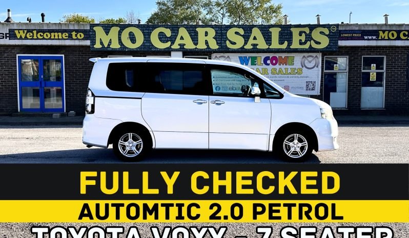 
								AUTOMATIC_7 Seater_2.0 Petrol_2009 Toyota Voxy_119k Miles_12m MOT_Fully Checked_x2 Keys_ Japan Import full									