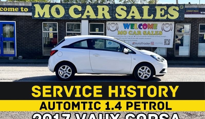 
								AUTOMATIC_1.4 Petrol_2017 Vauxhall Corsa_£35 Tax_12m MOT_59k Miles_Service History_Bluetooth_3 months Warranty full									