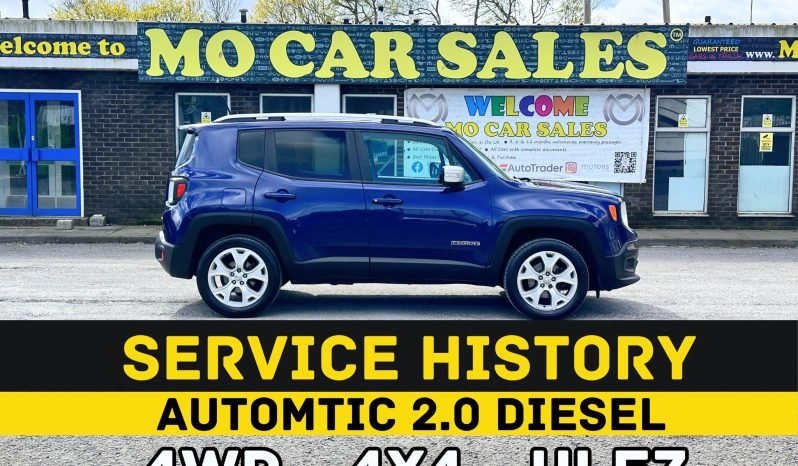 
								AUTOMATIC_4WD_2.0 Diesel ULEZ_2016 Jeep Renegade_12m MOT_88k Miles_Sat-Nav_HD Rev Cam_Bluetooth_Full Leather_x2 Keys_3 months Warranty full									