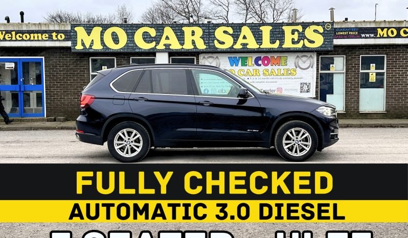 
								AUTOMATIC_7 Seater_4WD_3.0 Diesel ULEZ_2015 BMW x5_9m MOT_120k Mile_Sat-Nav_Bluetooth_Full Leather_Tow-bar_Parking Sensors_3 months Evo Warranty full									